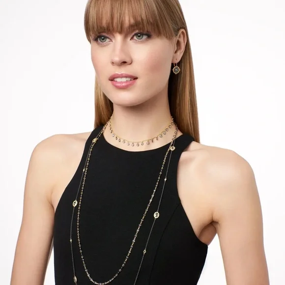 Freida Rothman MY DAUGHTERS KEEP STEALING THIS BEZEL DROP NECKLACE